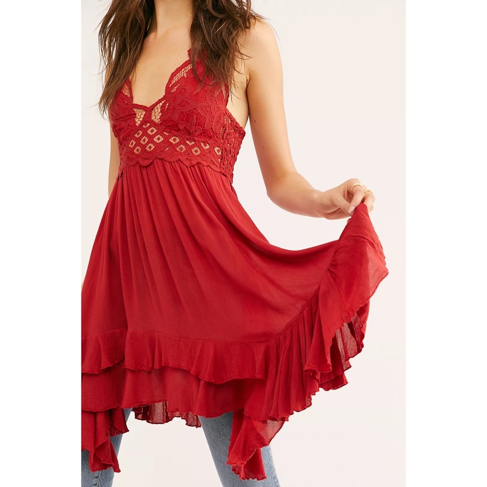 Free People One Adella Slip Sz M